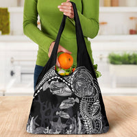 Hawaiian Reef Triggerfish Grocery Bag Polynesian Art with Tribal Humuhumunukunukuapua'a LT03 - Polynesian Pride