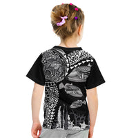 Hawaiian Reef Triggerfish Kid T Shirt Polynesian Art with Tribal Humuhumunukunukuapua'a LT03 - Polynesian Pride