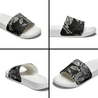 Hawaiian Reef Triggerfish Slide Sandals Polynesian Art with Tribal Humuhumunukunukuapua'a LT03 - Polynesian Pride