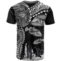 Hawaiian Reef Triggerfish T Shirt Polynesian Art with Tribal Humuhumunukunukuapua'a LT03 - Polynesian Pride