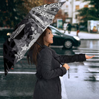Hawaiian Reef Triggerfish Umbrella Polynesian Art with Tribal Humuhumunukunukuapua'a LT03 - Polynesian Pride