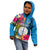 Personalised Palau Independence Day Kid Hoodie 1st October 29th Anniversary Polynesian with Jungle Flower LT03 - Polynesian Pride