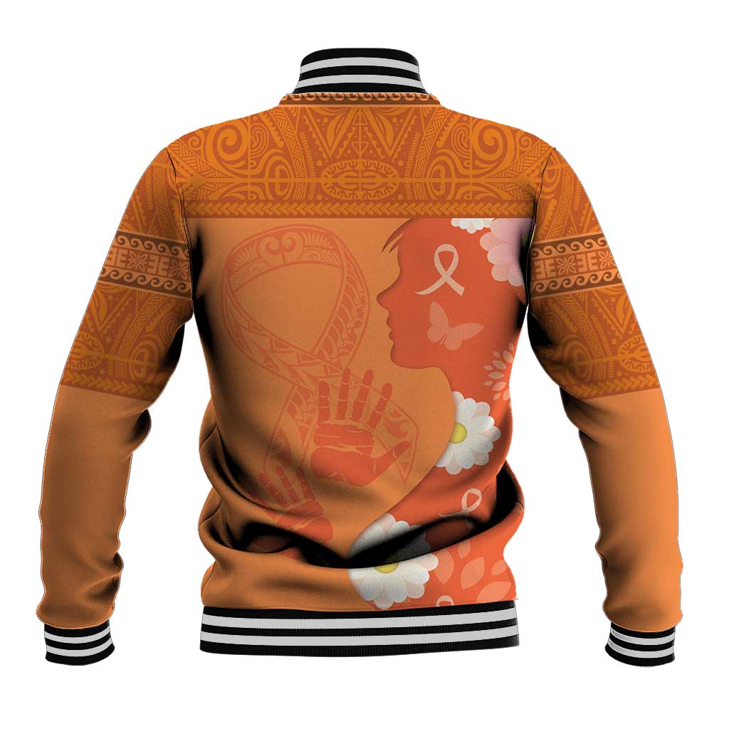 International Day for the Elimination of Violence Against Women Baseball Jacket Polynesian Pattern