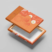 International Day for the Elimination of Violence Against Women Canvas Wall Art Polynesian Pattern