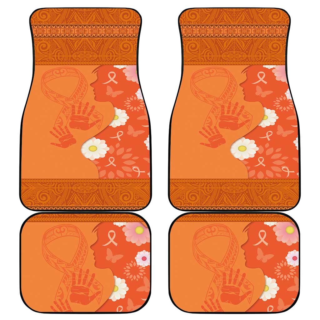 International Day for the Elimination of Violence Against Women Car Mats Polynesian Pattern