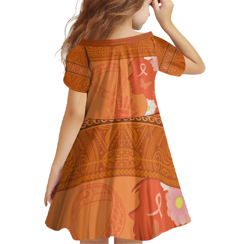 International Day for the Elimination of Violence Against Women Family Matching Mermaid Dress and Hawaiian Shirt Polynesian Pattern