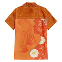 International Day for the Elimination of Violence Against Women Family Matching Tank Maxi Dress and Hawaiian Shirt Polynesian Pattern
