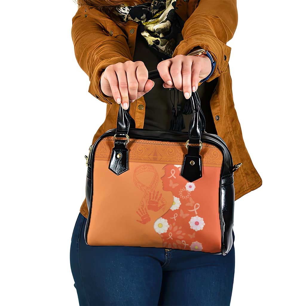 International Day for the Elimination of Violence Against Women Shoulder Handbag Polynesian Pattern LT03 One Size Orange - Polynesian Pride