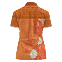 International Day for the Elimination of Violence Against Women Women Polo Shirt Polynesian Pattern
