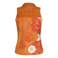 International Day for the Elimination of Violence Against Women Women Sleeveless Polo Shirt Polynesian Pattern