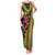 Hawaiian Independence Day Family Matching Tank Maxi Dress and Hawaiian Shirt Kanaka Maoli Symbols With Tapa Motifs and Tropical Plants - Polynesian Pride