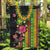 Hawaiian Independence Day Garden Flag Kanaka Maoli Symbols With Tapa Motifs and Tropical Plants - Polynesian Pride