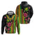 Hawaiian Independence Day Hoodie Kanaka Maoli Symbols With Tapa Motifs and Tropical Plants - Polynesian Pride