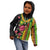 Hawaiian Independence Day Kid Hoodie Kanaka Maoli Symbols With Tapa Motifs and Tropical Plants - Polynesian Pride