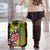 Hawaiian Independence Day Luggage Cover Kanaka Maoli Symbols With Tapa Motifs and Tropical Plants - Polynesian Pride