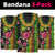 Hawaiian Independence Day Neck Gaiter Kanaka Maoli Symbols With Tapa Motifs and Tropical Plants - Polynesian Pride