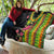Hawaiian Independence Day Quilt Kanaka Maoli Symbols With Tapa Motifs and Tropical Plants - Polynesian Pride