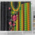 Hawaiian Independence Day Shower Curtain Kanaka Maoli Symbols With Tapa Motifs and Tropical Plants - Polynesian Pride