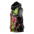 Hawaiian Independence Day Sleeveless Hoodie Kanaka Maoli Symbols With Tapa Motifs and Tropical Plants - Polynesian Pride