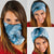 Personalised New Zealand Aotearoa Darts Masters Neck Gaiter Maori Art Tattoo with Tribal Dart Symbol Blue - Polynesian Pride