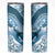 Personalised New Zealand Aotearoa Darts Masters Skinny Tumbler Maori Art Tattoo with Tribal Dart Symbol Blue - Polynesian Pride