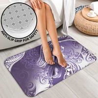 Personalised New Zealand Aotearoa Darts Masters Bathroom Set Maori Art Tattoo with Tribal Dart Symbol Purple - Polynesian Pride