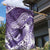 Personalised New Zealand Aotearoa Darts Masters Garden Flag Maori Art Tattoo with Tribal Dart Symbol Purple - Polynesian Pride