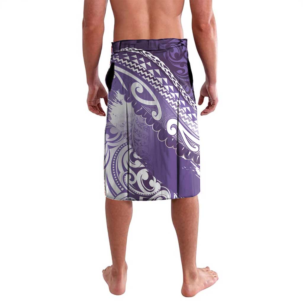 Personalised New Zealand Aotearoa Darts Masters Lavalava Maori Art Tattoo with Tribal Dart Symbol Purple - Polynesian Pride