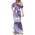 Personalised New Zealand Aotearoa Darts Masters Mermaid Dress Maori Art Tattoo with Tribal Dart Symbol Purple - Polynesian Pride