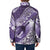 Personalised New Zealand Aotearoa Darts Masters Padded Jacket Maori Art Tattoo with Tribal Dart Symbol Purple - Polynesian Pride