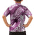 Personalised New Zealand Aotearoa Darts Masters Family Matching Long Sleeve Bodycon Dress and Hawaiian Shirt Maori Art Tattoo with Tribal Dart Symbol Pink - Polynesian Pride