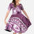 Personalised New Zealand Aotearoa Darts Masters Family Matching Mermaid Dress and Hawaiian Shirt Maori Art Tattoo with Tribal Dart Symbol Pink - Polynesian Pride