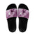 Personalised New Zealand Aotearoa Darts Masters Slide Sandals Maori Art Tattoo with Tribal Dart Symbol Pink - Polynesian Pride