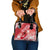 Personalised New Zealand Aotearoa Darts Masters Shoulder Handbag Maori Art Tattoo with Tribal Dart Symbol Red - Polynesian Pride