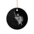 New Zealand World Cup 2023 Ceramic Ornament Aotearoa Champion Rugby with Silver Fern Maori Ethnic Pattern LT03 - Polynesian Pride