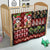 Hawaiian Christmas Quilt - Mele Kalikimaka Island Holiday Vibes - Black Red