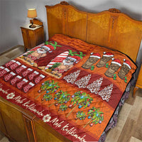 Hawaiian Christmas Quilt - Mele Kalikimaka Island Holiday Vibes - Red Orange LT03 - Polynesian Pride