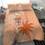 Bula Fiji Bedding Set Tropical Flower and Tapa Pattern Peach Fuzz Color LT03 - Polynesian Pride