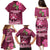 Fiji Adi Cakobau School Family Matching Puletasi Dress and Hawaiian Shirt Tropical Flower and Tapa Pattern LT03 - Polynesian Pride
