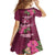 Fiji Adi Cakobau School Family Matching Tank Maxi Dress and Hawaiian Shirt Tropical Flower and Tapa Pattern LT03 - Polynesian Pride