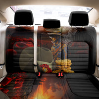 Slouch Hat and Biscuits ANZAC Back Car Seat Cover with Soldier Silver Fern LT03