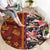 Pan-Pacific Festival Round Carpet Hawaiian Tribal and Japanese Pattern Together Culture