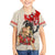 Personalised Pan-Pacific Festival Kid Hawaiian Shirt Japanese Samurai with Hawaiian Pattern