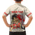 Personalised Pan-Pacific Festival Kid Hawaiian Shirt Japanese Samurai with Hawaiian Pattern