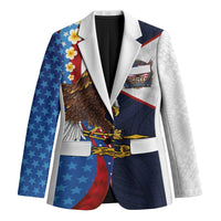 American Samoa and United States Semiquincentennial Blazer Bald Eagle with National Flag Style