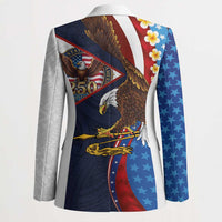 American Samoa and United States Semiquincentennial Blazer Bald Eagle with National Flag Style