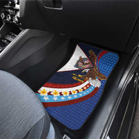 American Samoa and United States Semiquincentennial Car Mats Bald Eagle with National Flag Style