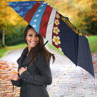 American Samoa and United States Semiquincentennial Umbrella Bald Eagle with National Flag Style