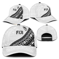 Fijian Rugby Classic Cap Tapa Pattern and Palm Tree Tribal LT03 - Polynesian Pride
