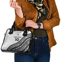 Custom Fijian Rugby Shoulder Handbag Tapa Pattern and Palm Tree Tribal LT03 - Polynesian Pride